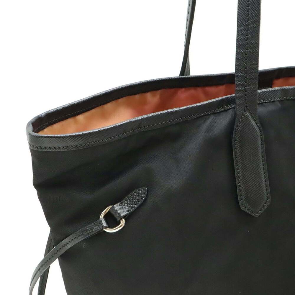 PRADA Black Leather Shoulder Bag - Picture 5 of 10